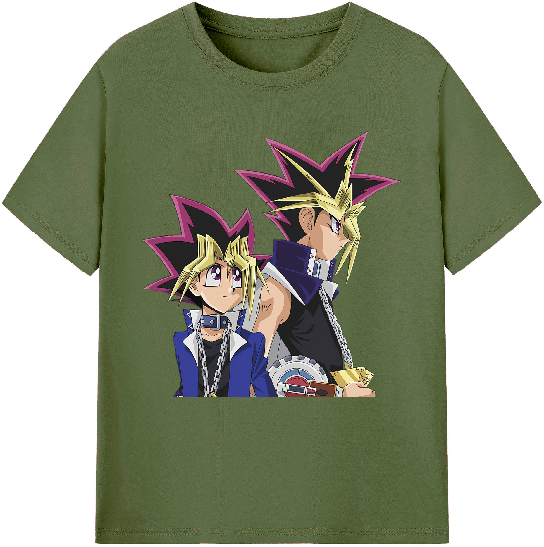 （画像用） 遊☆戯☆王 Yu-Gi-Oh! 綿100％半袖Tシャツ（フロントプリント）